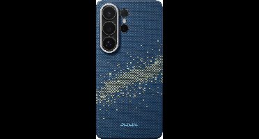 PITAKA Edge Case - Hoesje Geschikt voor Samsung Galaxy S26 Ultra - Compatibel met MagSafe - 600D Aramidevezel Back Cover - Ultra Dun - Milky Way