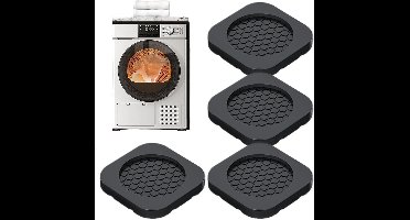 Voethouders voor houder, set van 4 trillingsdempers voor wasmachines en koelkasten