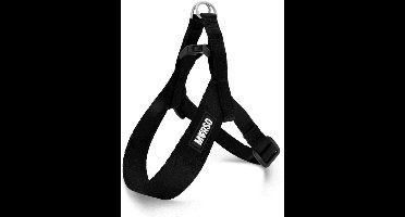 Morso mini hondentuig verstelbaar gerecycled zwart