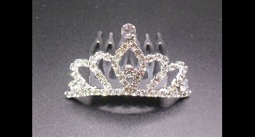 Tiara klein kroontje met strass
