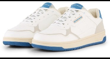 Tom Tailor - Sneakers met colourblocking - Maat 46 - white-blue
