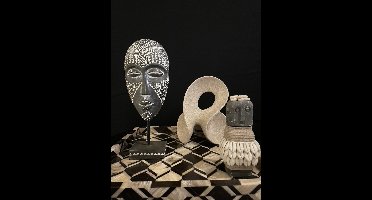 Wants&Needs Ornament Mask Bruin 13 X 7.5 X 32.5