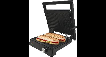 Tomado XXL Tosti apparaat - 4 tosti's - Instelbare temperatuur - Grill apparaat - Tosti ijzer - PFAS vrij - 28 x 23 cm - 2000 watt - TGC4002B