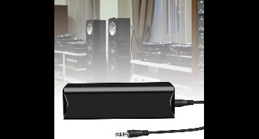 Oneay Audio-isolator, geschikt voor het isoleren van aardlussen in auto-audio-/stereo-installaties, met 3,5 mm audiokabel (grijs).