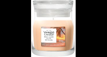 Yankee Candle - Pink Sands Glow Small Jar Geurkaars - tot 30 branduren