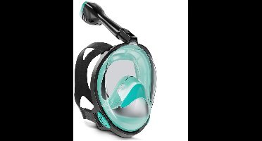 Oneay Snorkelmasker, duikmasker, volgelaatsmasker, 180 graden zicht, anti-condens duikmasker, compatibel met sportcamera's, duikbril voor volwassenen - L/XL