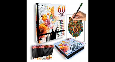 Craft Sensations Kleurpotlodenset - 60 stuks