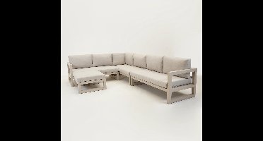 Vita Grosso hoekbank 4 delig groot rechts beige