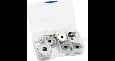 Platte Penny Wasmachines - 100 Stuks - RVS - M4, M5, M6, M8, M10 - Reparatie Wasmachines voor Schroeven en Bouten