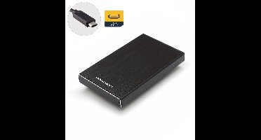 USB-C Super Speed USB 3.1 Gen. 2 ( tot 10 Gb/s ) Externe Harde Schijf Aluminium Behuizing voor 2.5'' inch SATA HDD/SSD