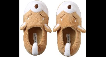 Vertbaudet Sloffen met shiba-knuffellook voor kinderen
