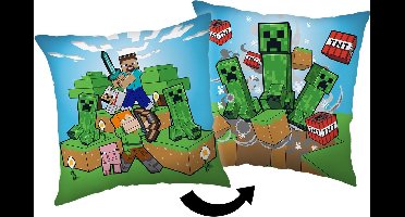 Minecraft Sierkussen - 40 x 40 cm - Polyester