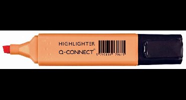 Q-CONNECT markeerstift pastel, oranje 10 stuks