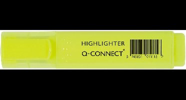 Q-CONNECT markeerstift, geel 10 stuks