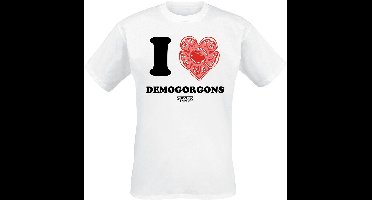 Stranger Things I Love Demogorgons Unisex T-shirt - wit - M