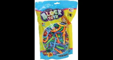 Bouwstaafjes en Ringen constructiespeelgoed kleurrijk kunststof educatief.