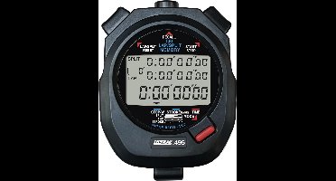Oneay Professionele digitale stopwatch – Sporttimer met 100 ronden geheugen en dubbele splitfunctie – Waterbestendig voor hardlopen, zwemmen en training