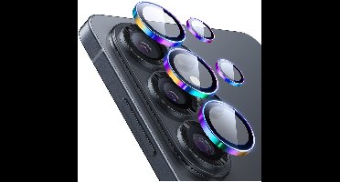 ESR Armorite Camera Lens Protector Geschikt voor Samsung Galaxy S26 Ultra - 9H Tempered Glass - Case Friendly - Chrome