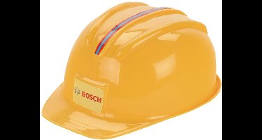 Klein Toys Bosch mini speelgoed helm - in grootte verstelbaar - geeft plezier geen bescherming - geel