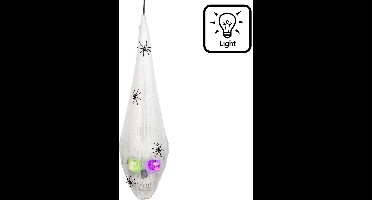 Boland - LED decoratie Spinnenweb schedel - Horror - Horror
