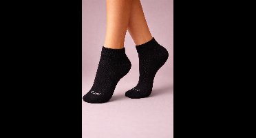 Scholl Soft Comfort Cotton Sokken Zwart – 4 Paar – Maat 39-42 – Zacht & Ademend – Comfort Sokken Dames & Heren