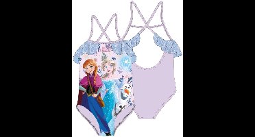 Disney Frozen Sisters Lichtpaarse kinderbadkleding, badpak 3 - 4 jaar / 98 - 104 cm