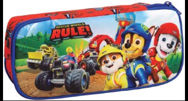 Paw Patrol Reddingsregel 2 vak etui 26 cm