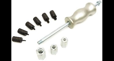 Slagtrekkerset voor draadeind 10-delig