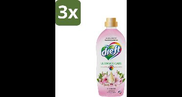 Dreft - Ultimate Care - Wasverzachter - Roze Bloem - Anti-Veroudering - 40 Wasbeurten - Bulkverpakking - 3 stuks