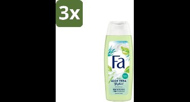 3 x Fa - Douchegel - Yoghurt & Aloe Vera - 250 ml - Douchegel Yoghurt Aloe Vera - Yoghurt Douchegel - Aloe Vera Douchegel - Verzorgende Douchegel - Hydraterende Douchegel