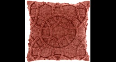Unique Living kussen Everon marsala 45 x 45 cm