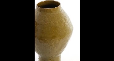 Light&living Vaas deco Ø22,5x33 cm VASORA keramiek glans olijf groen