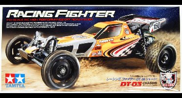 Tamiya Modelbouwpakket Militaire voertuigen - 58628 RC Buggy - Racing Fighter - DT-03 - The Real RC Plastic - 1:10 - Modelbouw