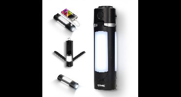 Zaklamp en Powerbank in 1 voor Iphone Samsung - Led oplaadbaar - Ideaal voor 72 uur Noodpakket voor Thuis - Denk Vooruit - Luume