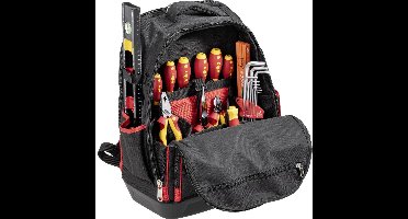 TOOLCRAFT 45528TC Gereedschapsrugzak (met inhoud) Professioneel (b x h x d) 35 x 45 x 23 cm