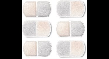 Closer Pets Vervangfilters voor Dog Mate 8L RVS Drinkfontein – 6 stuks