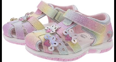 Chicco - Meisje - Gesloten Sandaal met Dubbele Klittenband - Maat 25