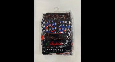 2 stuks Australian Boxershort- Oranje Zwart- XXL