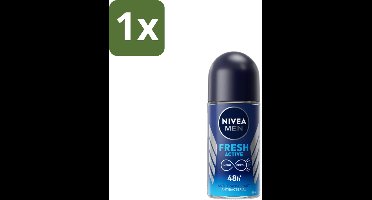 Nivea Men – Deodorant Roller – Fresh Active – 50 ml - 1 stuk