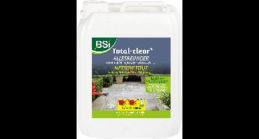 BSI - Total Clear Allesreiniger Pad & Terras - Tegen zwarte aanslag, olie en vet - 5 L voor 50 m²