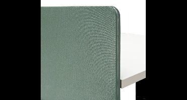 IVOL Akoestische Scheidingswand Duo Bureau - 140x80 cm - Groen - Bureau - Tussenwand - Scheidingspaneel Bureau