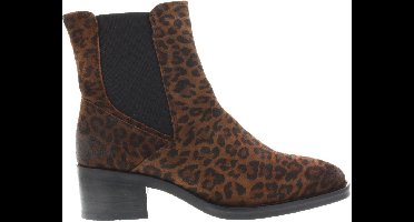 Dames Enkellaars Piedi Nudi Zofia 03.06 Leopardo Bruin - Maat 38