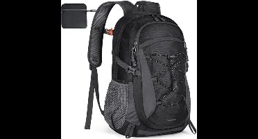 Core® Trekrugzak - Wandelrugzak - Backpack Dames - Zwart - 34cm x 19cm 53cm