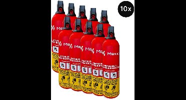 Mexxo Sprayblusser 750 ml – set van 10 – PFAS-vrije schuimblusser - Brandklasse A en F