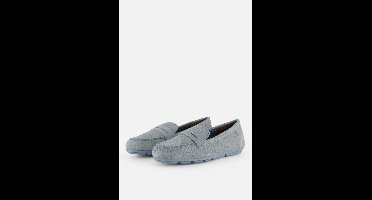 Tamaris Instappers blauw Leer - Maat 38