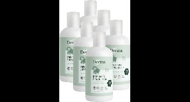 Derma Eco Baby Luierwissel Lotion - 3-in-1 - Parfumvrij - voor Gevoelige Babybilletjes - Hypoallergeen - 6 x 250 ml