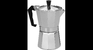 Cookinglife Percolator - Koffiemaker - Campingpercolator - Coffee Percolator - Aluminium Zilver Lichtgewicht - 330 ml 4-6 Kopjes