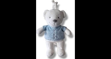 Muziekdoosje IJsbeer met blauwe Trui