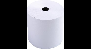 Exacompta 50x Rollen voor kassa's 76x80x12x55 - 1 laag offset extra 60g/m2 - Wit - 7680120V