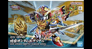 Bandai SD Gundam World Heroes Plastic Model Kit Onmitsu Gundam Aerial Model Kits